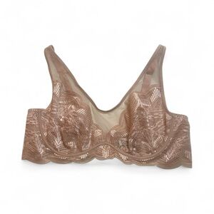 Like new Understance Elegant Lace Underwire in light beige sz 38D